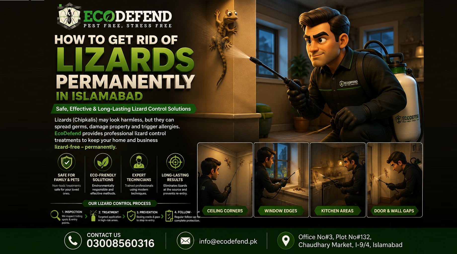 Lizard Control in Services